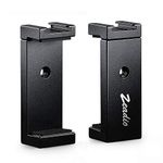 Zeadio Metal Smartphone Tripod Holder, with Hot-Shoe Mount, Fits for All iPhone and Android Smartphones