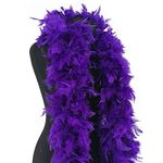 Deluxe Purple Feather Boa – 100g -180cm