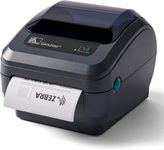 Zebra GK420D Direct Thermal Desktop Printer - USB and Ethernet Connectivity Monochrome Barcode Label Printer, 203 dpi, 8 IPS, 4.09" Max Print Width, Grey - GK42-202210-000