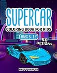 Supercar Coloring Book For Kids Age