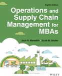 Operations and Supply Chain Managem