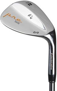 Pinemeadow Pre Wedge (Right-Handed, Steel, Regular, 64-Degrees), Black