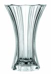 Nachtmann Saphir Collection, Crystal Vase, 10.6-Inch, Decorative Glass Vase for Flowers, Home Décor, and Centerpieces, Makes a Great Wedding, or Housewarming Gift, Clear