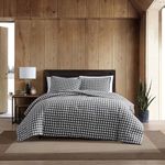 Eddie Bauer 223751 Preston Comforter Set, King, Dark Grey