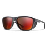 Smith Embark Sunglasses – Performance Sports Sunglasses with Removable Side Shields for Skiing, Snowboarding & More – for Men & Women – Matte Slate + Copper Red Mirror ChromaPop Photochromic Lenses