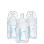 NUK Smooth Flow Pro Anti-Colic Baby Bottle, 5 oz (150 mL), Blue Clouds, 3 Pack