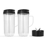 2 Blender Cups 22oz & Blade Replace