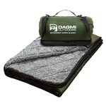 Dagmi Outdoors Sherpa Waterproof Outdoor Blanket. Large Sherpa Stadium & Camping Blankets for Cold Weather. Perfect for Picnic, Concerts, Grass, Car, Boat. Windproof, Extra Warm, Machine Washable.