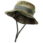 WTACTFUL Bucket Hats for Men - Fishing Hat, Sun Protection Camouflage Lightweight & Perfect for Hunting Hiking Outdoor Activities! Wasteland