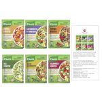 Salad Dressing Tasting Pack (B) KN0RR Instant Salad Dressing Variety Flavour pack - 12 sachets (2x each flavour) with Helen's Own International Recipe Booklet - KN0RR Salatkrönung