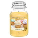 Yankee Candle Scented Candle, Vanilla Cupcake Large Jar Candle, Long Burning Candles: up to 150 Hours, Perfect Gifts for Women