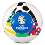 Hy-Pro Euro 2024 Football - Size 5, Officially Licensed, UEFA, Training, Match, Merchandise, Collectible for Kids and Adults