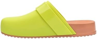 Melissa Cozy Clog Sandals for Women, Green/Brown, 6