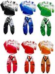 MOTORBIKE 3GO MX KIDS RACE SUIT New 2024 Motocross Motorcycle Quad Off Road Kart ATV Child MTB BMX Dirt Pit Bike Sports Racing Junior Pant Shirt Kit (Red,8-10-24)