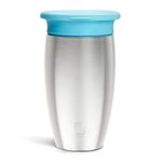 Munchkin 10oz Miracle 360° Stainless Steel Sippy Cup - 1pk-Blue