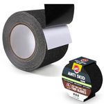 AIPL Premium Heavy Duty Strong Anti Skid Tape for Safety and Traction, Indoor or Outdoor, Stair and other Slippery Surfaces | Waterproof,Black -48 MM X 16.40 Foot