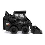 1:50 Cat® 242D3 Skid Steer Loader with Attachments & Special Black Paint, High Line Series, 85676BK