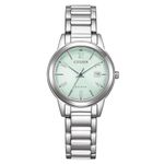 Citizen Women Analogue Eco-Drive Watch with Stainless Steel Strap FE1241-71X