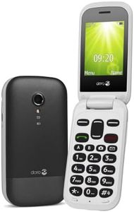 Doro 2404 2G Dual SIM Unlocked Basic Mobile Phone for Seniors with Large Colour Display, Big Buttons and Emergency Button (Black) [UK and Irish Version]
