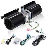 Criditpid Fireplace Blower Fan Kit for Regency Fireplace 910-157/P, Blower Motor Fan for Hampton HI300, Osburn FD006-1600, Rotom R7-RB167 Wood Stove Insert