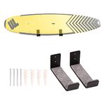 REDCAMP Surfboard Display Wall Rack, Sup Rack Surfing Board Wall Mount Storage Holder Surf Paddle Surf Board Hanger, Set of 2