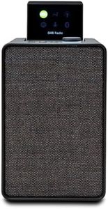 Pure Evoke Spot Sistema musicale compatto per la casa (radio DAB+/FM, internet radio, podcast, Spotify Connect, Bluetooth e 20 Watt di potenza audio), Nero Caffè