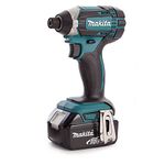 Makita DTD152ZBL1850 DTD152Z LXT 18v Impact Driver Body with 1 x 5Ah Battery, 18 V Blue/Black