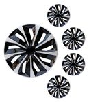 Hubcap Wheel Cover Replacement R16 Hub Caps Universal Wheel Rim Cover ABS Material Exterior Accessories for Car Truck SUV -Set of 4