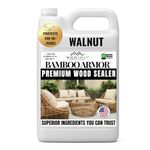 Seal It Green Xtreme BAMBOO Sealer| Plant-Based Wood Sealer | Deep Protection for Decks, Fences, Furniture & Outdoor Structures | Waterproof Exterior Treatment | 1 Gallon, Walnut