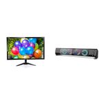 ZEBRONICS A22FHD LED (21.5") (54.61 cm) LED 1920x1080 Pixels FHD Resolution Monitor with HDMI + VGA