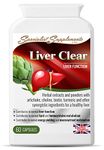 Specialist Supplements Liver Clear Liver Function Support, 60 Capsules