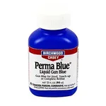 Birchwood Casey Fast-Acting Long-Lasting Spanish Perma Blue Liquid Gun Blue for Steel, Touch-Up & Complete Reblue, 3 FL OZ (90ml)