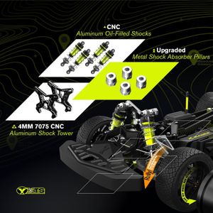 CROBOLL RLAARLO 1/10 Brushless RC Drift Car – High Speed Remote Control