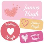 Camiraft 162Pcs Personalized Name Labels Kit for Kids,Custom Waterproof PVC Stickers Tags for Clothing,Water Bottle,Lunch Box,Book,School Supplies