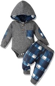 Renotemy Toddler Boy Clothes 12-18 Months Flannel Winter Baby Boy Outfits