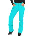 Arctix Women's Sarah Fleece-Lined Softshell Pants, Bluebird, X-Large (16-18) Short