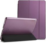 ProCase iPad 9.7 Case 2018 iPad 6th Generation/2017 iPad 5th Generation Case(Model: A1893 A1954 A1822 A1823), Ultra Slim Lightweight Stand Case with Translucent Frosted Back Smart Cover -Purple