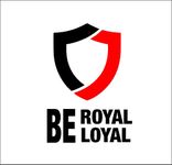 ISEE 360 Be Royal Be Loyal Sheild Bike Sticker for Bullet Sides Battery Box Classic Standard Mudguard Decal (10 cm Wide) (Black)