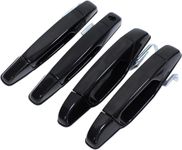 NewYall Pack of 4 Front Rear Left Right Side Black Exterior Door Handle