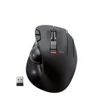 ELECOM Trackball Mouse 2.4GHz Wireless Thumb Control Sculpted Ergonomic Design 6-Button Function, Smooth Tracking, Windows11, macOS (M-XT3DRBK)