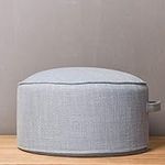 Round Footstool Pouffe, Small Pouff