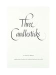 Three Candlesticks Luxury Writing Paper, 1 Pad, 50 Sheets, A5 - White