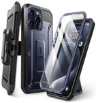 SUPCASE Unicorn Beetle Pro Case for iPhone 15 Pro 6.1", Built-in Screen Protector & Kickstand & Belt-Clip Heavy Duty Rugged Case (Mountain)