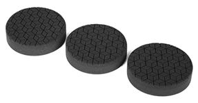 WEN AA1503 5-Inch Fine-Grit Diamond-Cut Foam Polishing Pads for Finishing, Three Pack