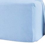 Queens Land Home 100% Brushed Cotton Flannelette Fitted Sheets, Pillowcase available in (Pillow case, Blue)