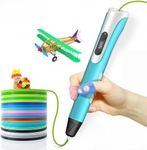 GEEETECH TG-18 3D Pen, 3D Printing Pen with LED Display & USB Charging, Wide Compatibility with PLA/ABS/PCL Filament Refills