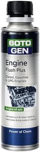 Botogen Engine Flush Plus, Engine Oil Additive for Cleaning and Restoring Oil System Performance, Motorcycle & Car Engines Flush with Safe Transmission Additive for Manual Gearboxes, 10.14 Fl Oz