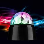 Vivo © 360° Rotating Disco Light DJ Party Crystal Ball Diamond Effect Xmas Birthday New Year RGB