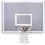 CALIKIWIPROS Mini Basketball Hoop Set Pro League Decorative Solid Wood Wall Mount, Includes 9’ Hoop & 5 Mini basketballs, Classic Look with Colors Matching Some pro Teams. (GW)