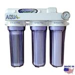 AquaFX 610074278870 Barracuda RO/DI Aquarium Filter, 100 GPD, Clear